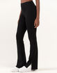FULL TILT Side Slit Womens Flare Pants image number 3