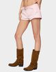 EDIKTED Vicco Belt Detail Shorts image number 2