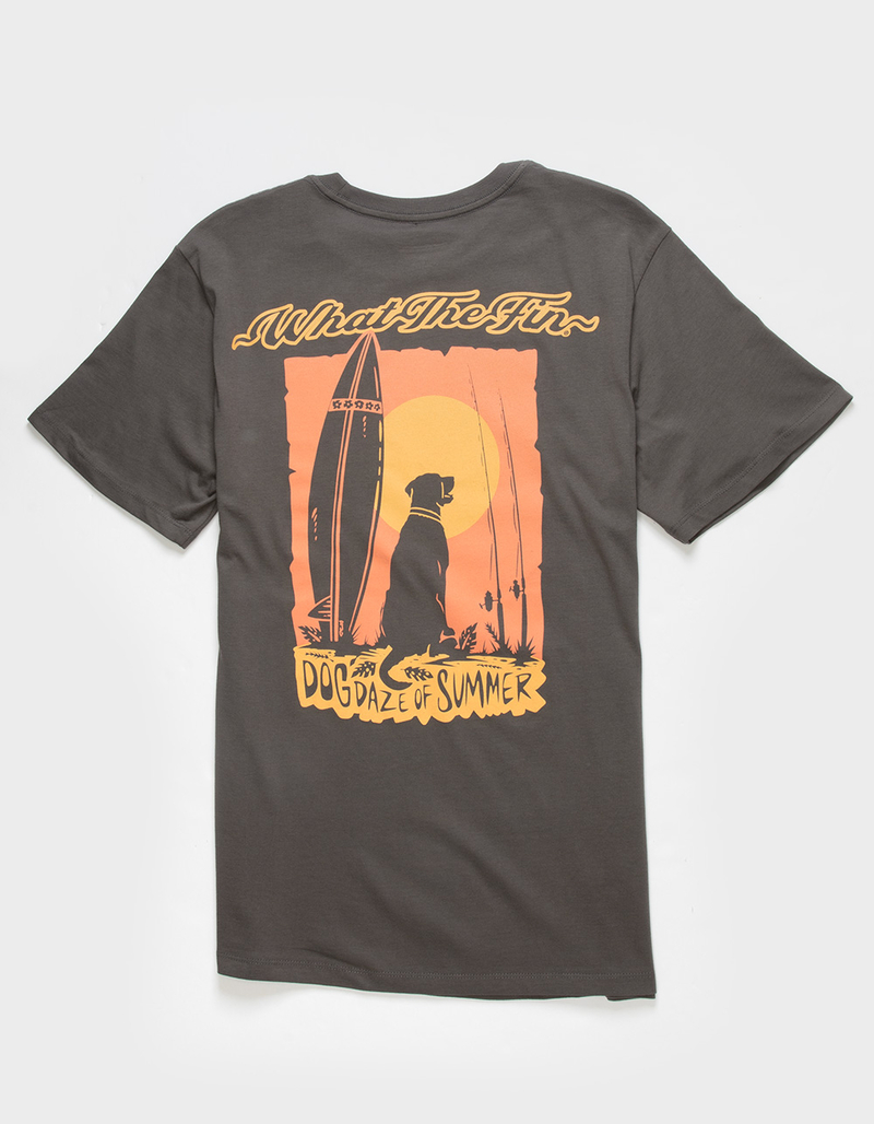 WHAT THE FIN Dog Daze Mens Tee image number 0