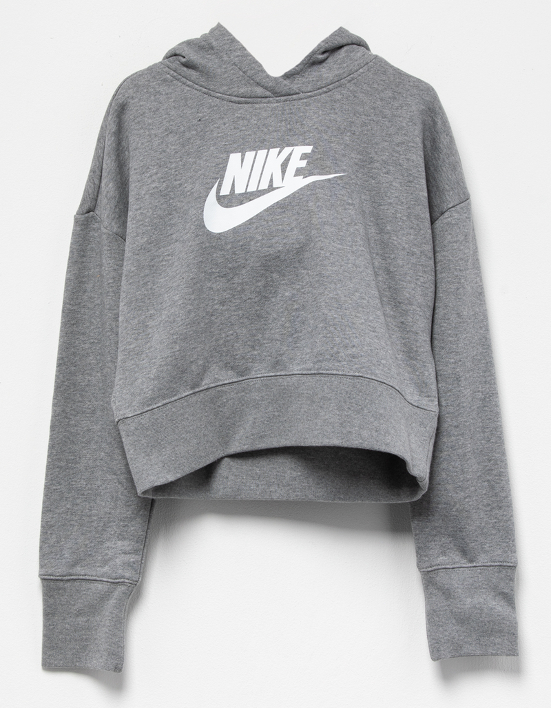 NIKE Sportswear Club Girls Crop Hoodie image number 0