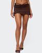 EDIKTED Koda Ruched Mini Skirt image number 1