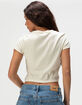 HOMEWURK I Love Cowboys Womens Baby Tee image number 4