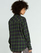 RSQ Tartan Plaid Womens Flannel Shirt image number 3