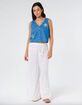 RIP CURL Catalina Islands Womens Wide Leg Pants image number 1
