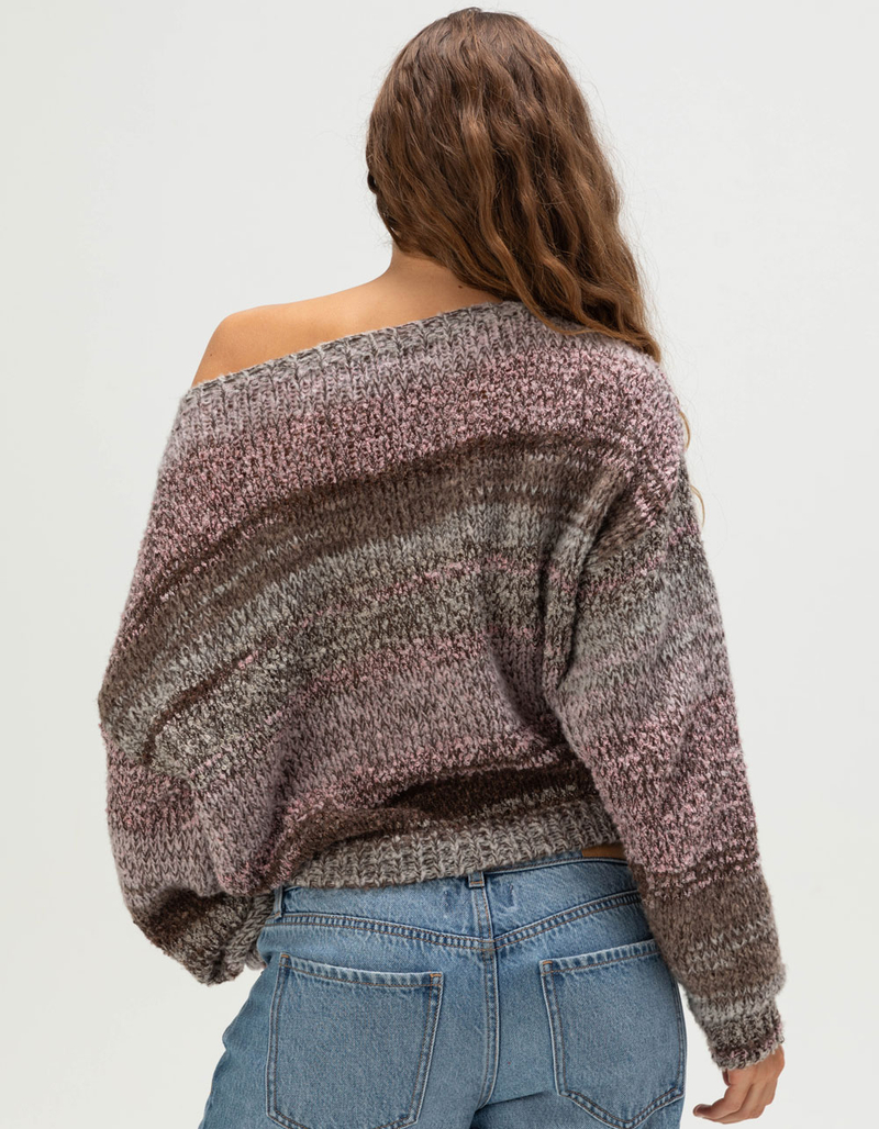 RSQ Womens Space Dye Sweater image number 3