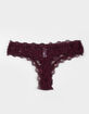 FULL TILT Allover Lace Thong image number 2