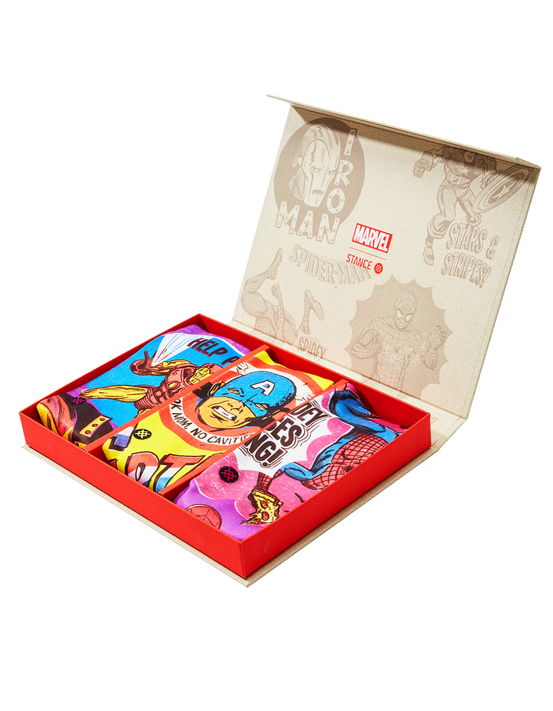 STANCE x Marvel Box Set Mens Crew Socks image number 1