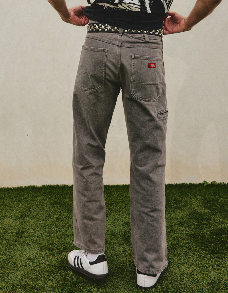 DICKIES Double Knee Mens Loose Straight Jeans image number 3