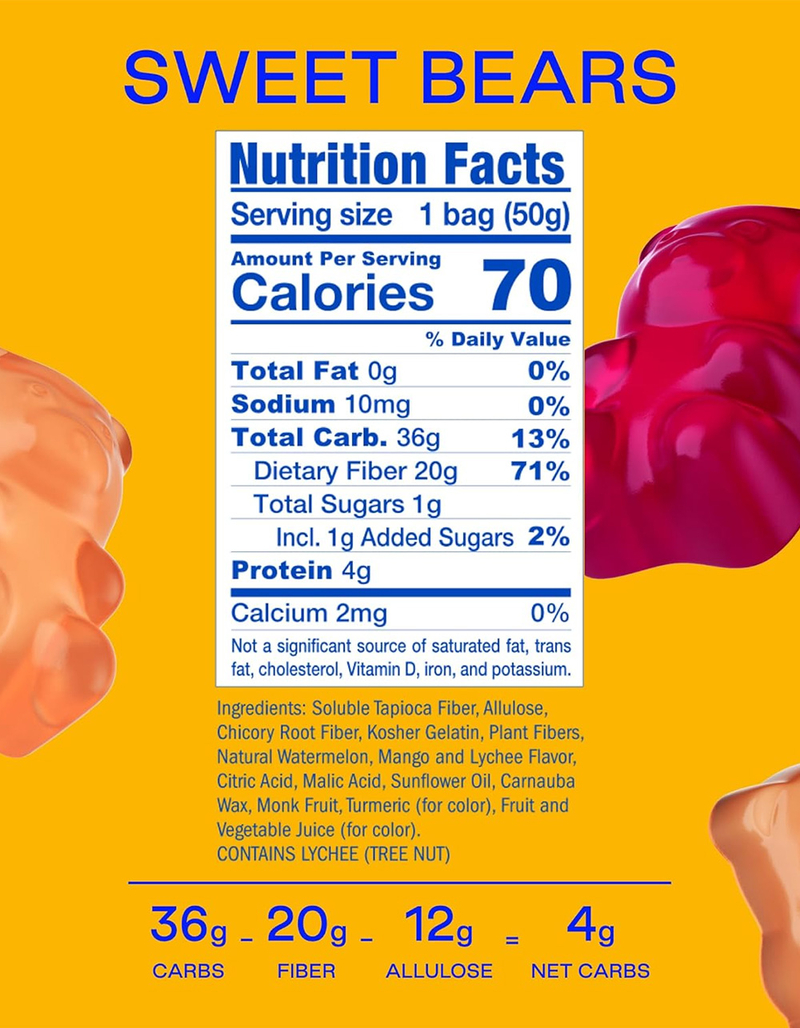 BEHAVE Gummy Bears Candy image number 1