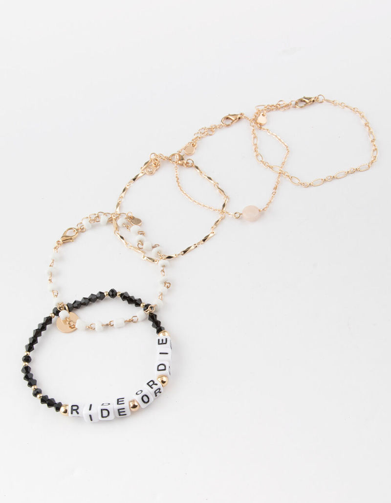 FULL TILT 5 Pack Ride Or Die Bracelets image number 0