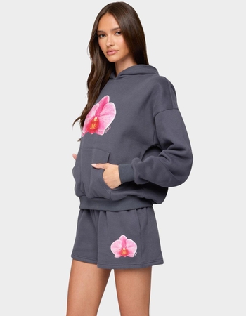 EDIKTED Orchid Babe Hoodie Alternative Image