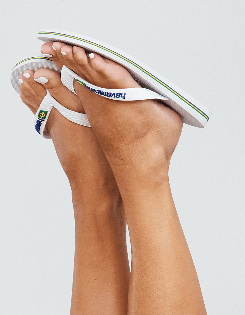 HAVAIANAS Brazil Logo Womens Flip Flops image number 4