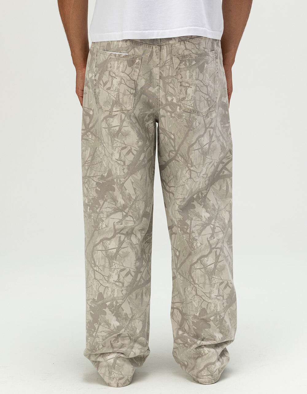 RSQ Mens Baggy Camo Print 5 Pocket Pants - CAMO KHAKI | Tillys