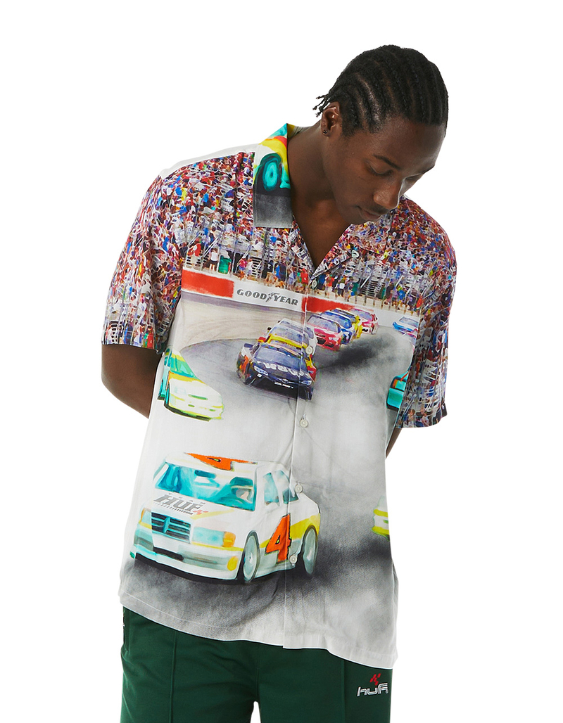 HUF x Goodyear Mens Button Up Shirt image number 5