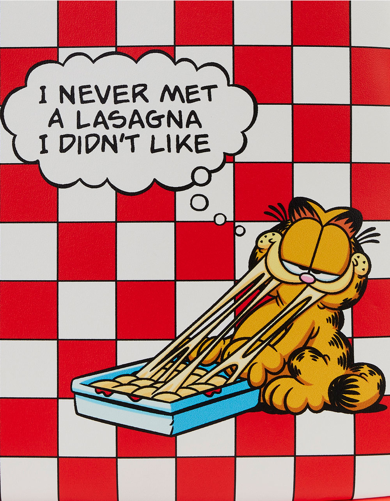 LOUNGEFLY x Nickelodeon Garfield Loves Lasagna Mini Backpack image number 5