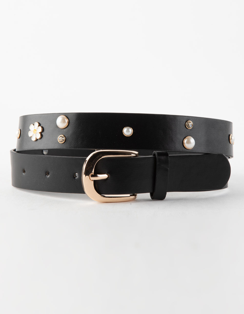 FULL TILT Flower Stud Womens Belt image number 0