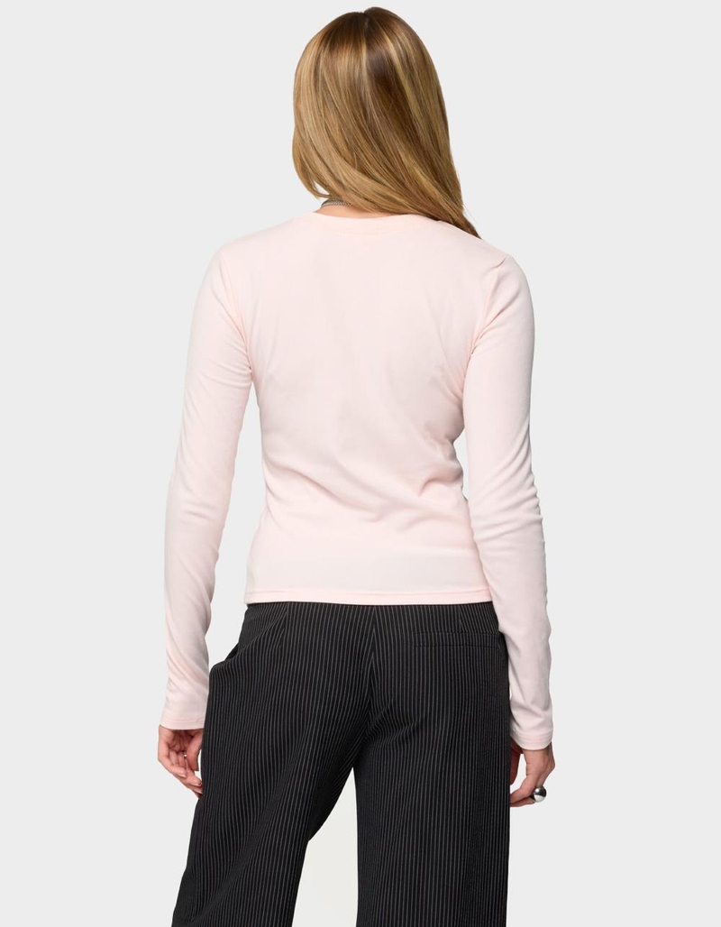 EDIKTED Kiyan Long Sleeve Tee image number 2