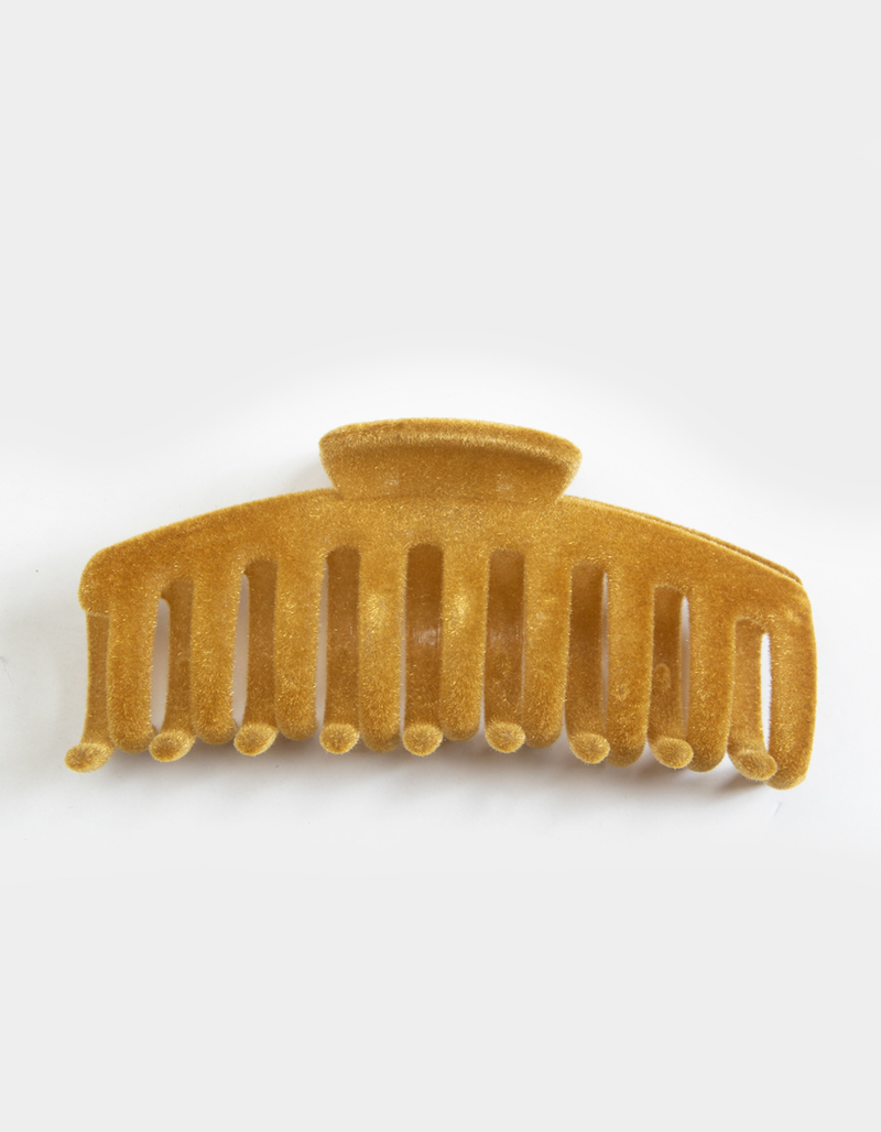 FULL TILT Velvety Oversized Claw Hair Clip image number 1