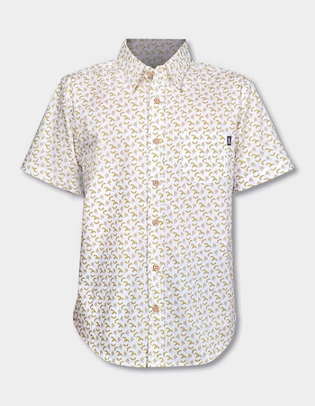 GROM Mini Bananas Boys Short Sleeve Shirt Primary Image