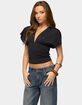 EDIKTED Salie Back Cutout Flutter Top image number 2