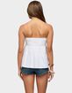 EDIKTED Linen Look Strapless Babydoll Top image number 3