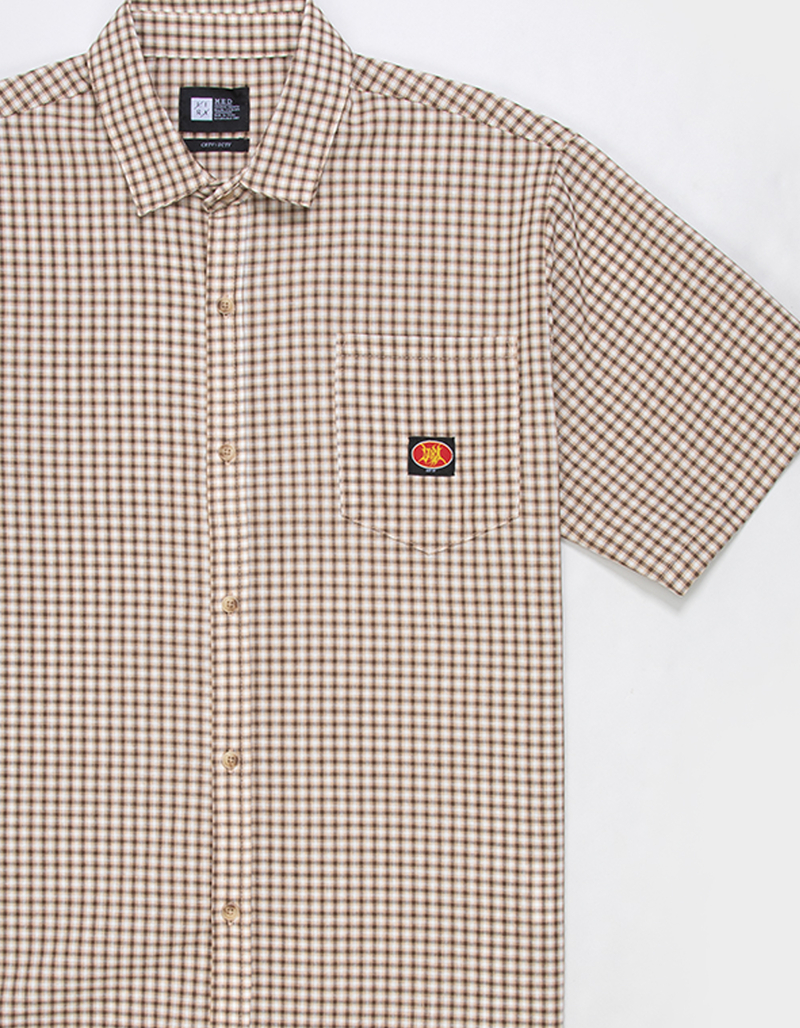 LIRA Plaid Mens Button Up Shirt image number 1