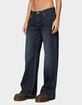 EDIKTED Raelynn Washed Low Rise Baggy Jeans image number 2