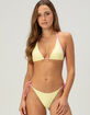 FULL TILT Texture Cheeky Tie Side Bikini Bottoms image number 5