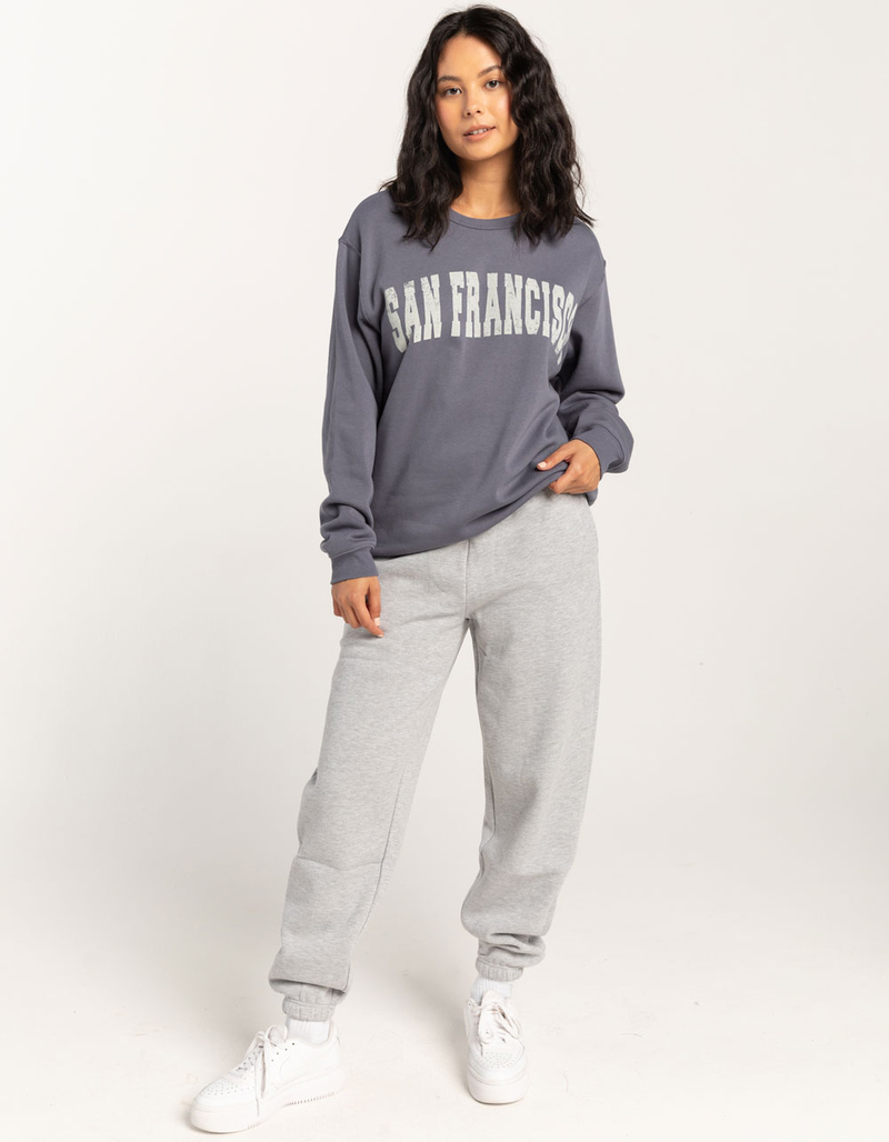 RSQ Womens San Francisco Crewneck Sweatshirt image number 1