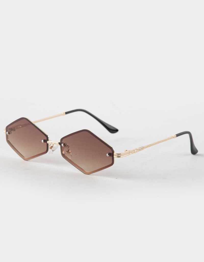 BLUE CROWN Forever Rimless Sunglasses image number 0