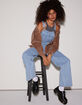 RSQ Womens Boyfriend Denim Overalls image number 6