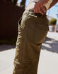 RSQ Womens Mid Rise D Ring Cotton Cargo Pants image number 5