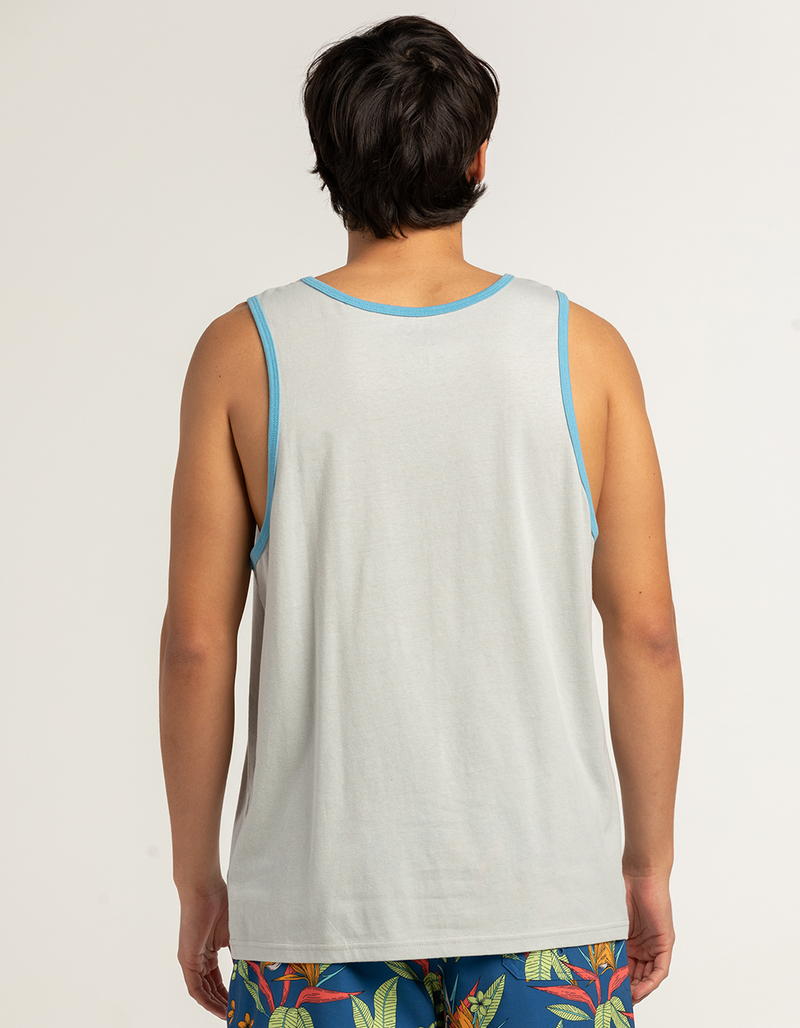 BLUE CROWN Mens Solid Pocket Tank Top image number 3
