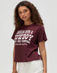 SENDERO PROVISIONS CO. Shoulda Been A Cowboy Womens Crop Boxy Tee image number 3