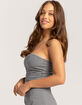 FULL TILT Gingham Womens Tube Top image number 3
