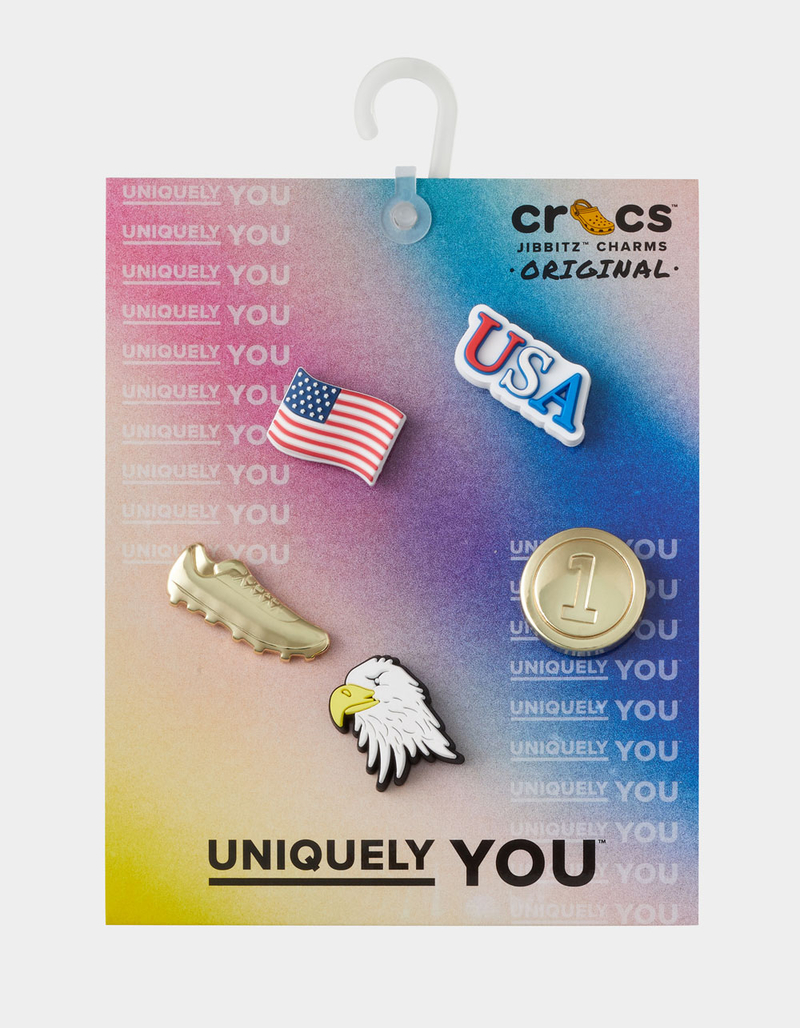 CROCS Team USA 5 Pack Jibbitz™ Charms image number 2