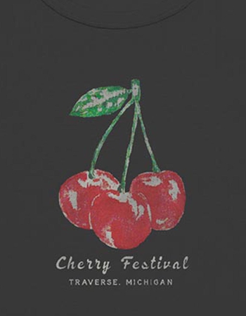 CHERRY Festival Womens Baby Tee Alternative Image