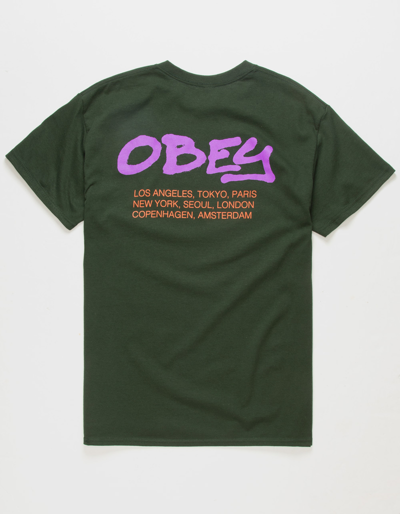 OBEY World Wide Graffiti Mens Tee image number 0