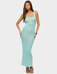 EDIKTED Abby Sequin Sheer Knit Maxi Dress image number 4