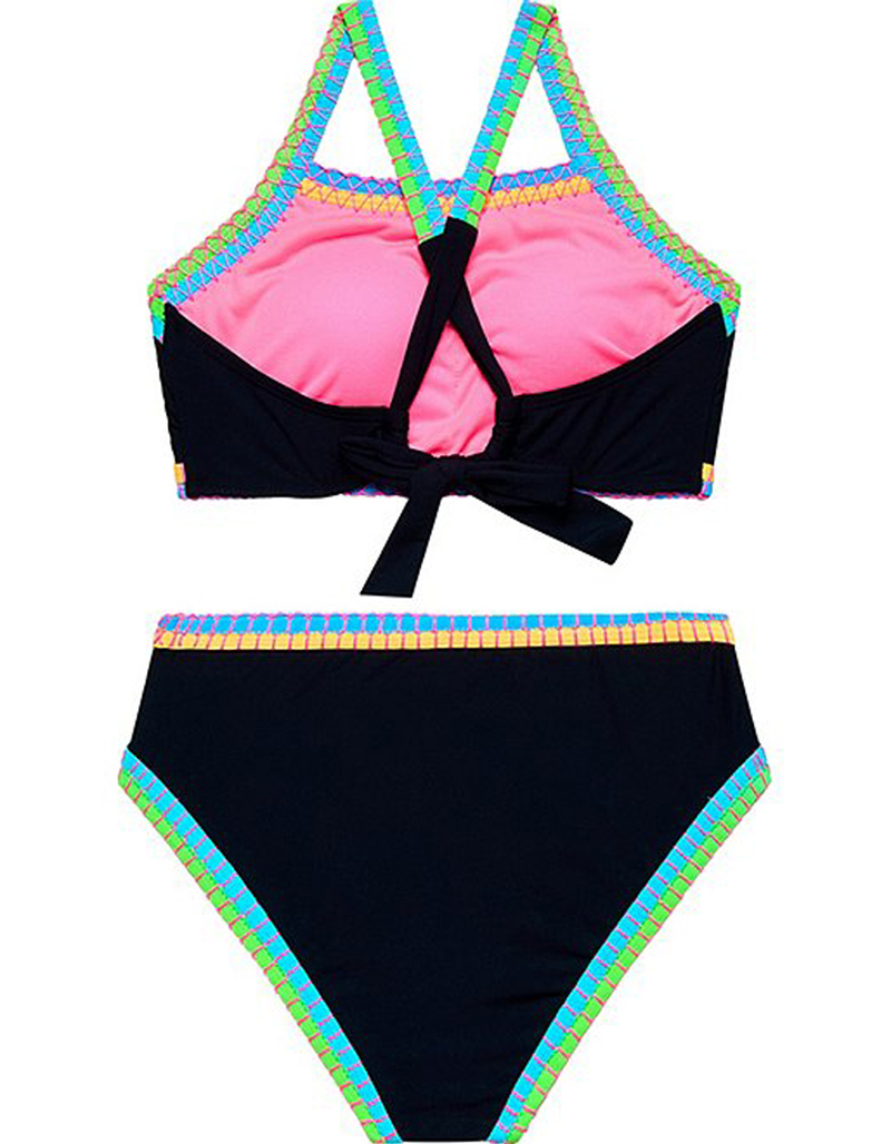 BEACH LINGO Bold Moves Girls Bralette Bikini Set image number 1