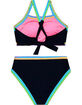BEACH LINGO Bold Moves Girls Bralette Bikini Set image number 2