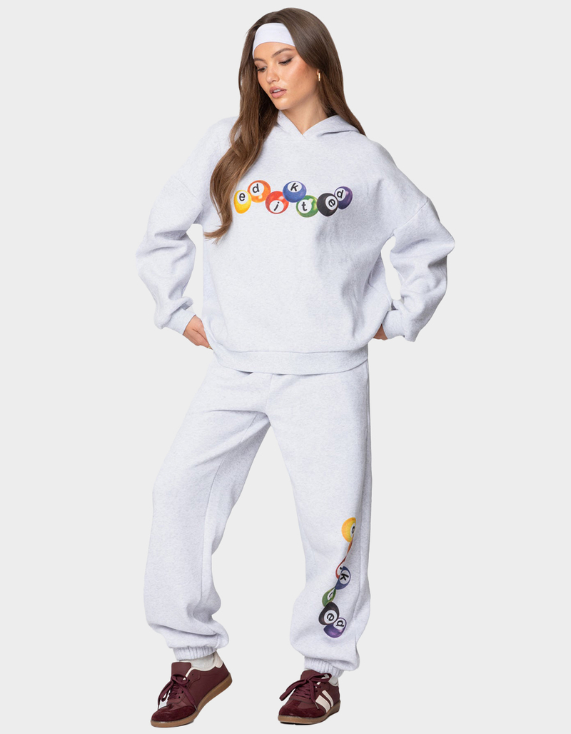 EDIKTED Billiard Oversized Hoodie image number 3
