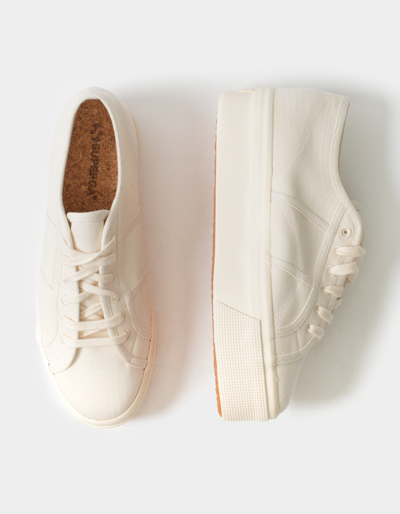 SUPERGA 2790 Organic Cotton Platform Shoes image number 4