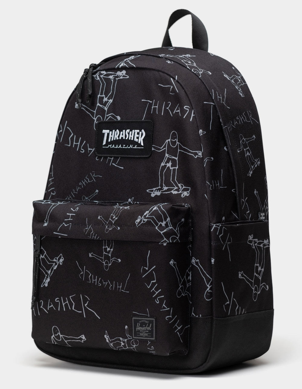 HERSCHEL SUPPLY CO. x Thrasher Gonz Classic XL Backpack - BLACK