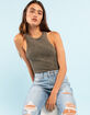 WEST OF MELROSE Pigment Dyed Womens Tank Top image number 1