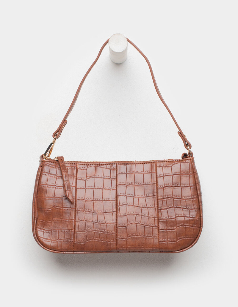 VIOLET RAY Croc Shoulder Bag image number 0