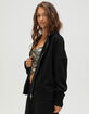 TILLYS Womens Oversized Zip-Up Hoodie image number 3