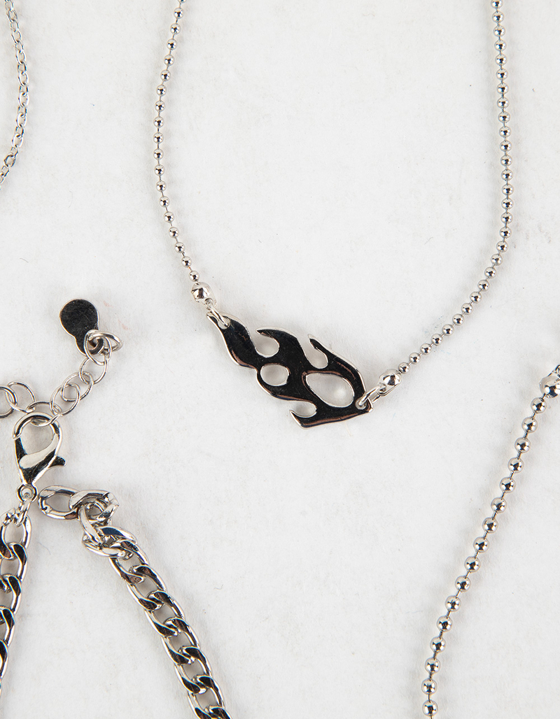 FULL TILT 5 Pack Chain Flame Bracelet Set image number 4