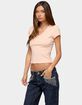EDIKTED Terrezina V-Neck Tee image number 2