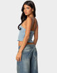 EDIKTED Lacey Knit Tank Top image number 4
